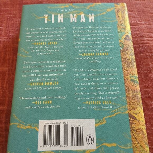 4/$10 TIN Man a novel by Sarah winman - Picture 2 of 4